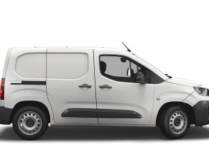 peugeot partner van swb 2021 Modello 3D