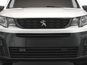 peugeot partner van swb 2021 Modello 3D