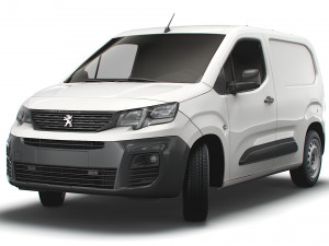 peugeot partner van swb 2021 Modello 3D