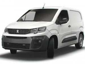 peugeot partner van swb 2021 3D Model