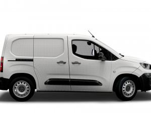 peugeot partner van swb 2021 Modello 3D