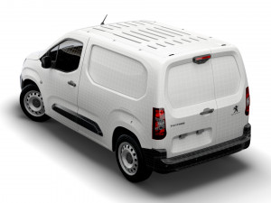 peugeot partner van swb 2021 Modello 3D
