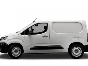 peugeot partner van swb 2021 Modello 3D