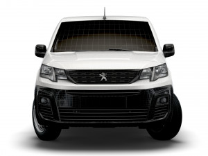 peugeot partner van swb 2021 Modello 3D