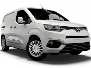 toyota proace city swb van 2021 Model 3D