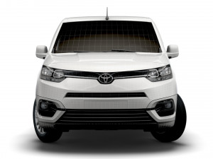 toyota proace city swb van 2021 Model 3D