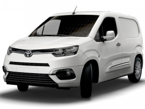 toyota proace city swb van 2021 Model 3D