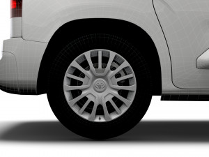 toyota proace city swb van 2021 Model 3D