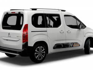 citroen berlingo multispace xtr 2021 Modelo 3D