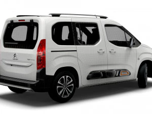 citroen berlingo multispace xtr 2021 3D Model
