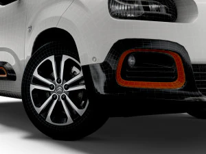citroen berlingo multispace xtr 2021 3D Model