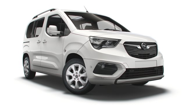 opel combo life 2021 Modèle 3D .c4d .max .obj .3ds .fbx .stl .blend 