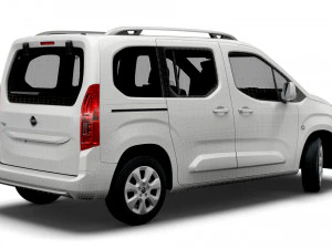 opel combo vida 2021 Modelo 3D