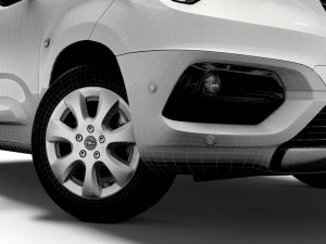 opel combo vida 2021 Modelo 3D