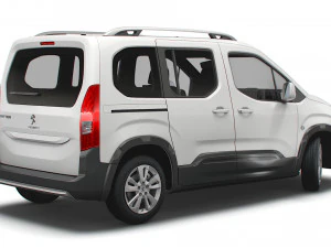 peugeot rifter 2020 3D Model