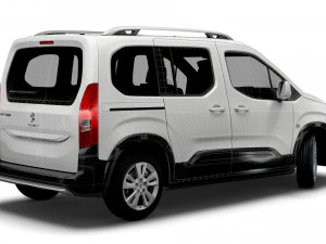 peugeot rifter 2020 3D Model