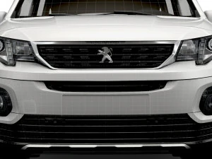 peugeot rifter 2020 3D Model
