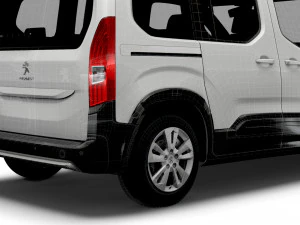 peugeot rifter 2020 3D Model