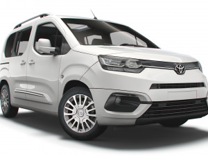 toyota proace city verso 2021 3Dモデル