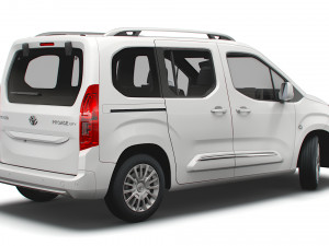 toyota proace city verso 2021 3Dモデル