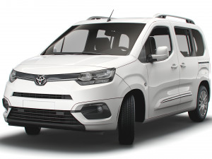toyota proace city verso 2021 3Dモデル