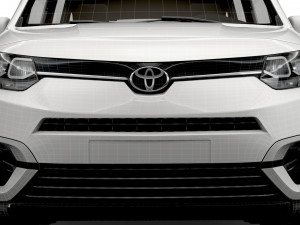 toyota proace city verso 2021 3Dモデル