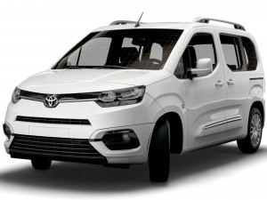 toyota proace city verso 2021 3Dモデル