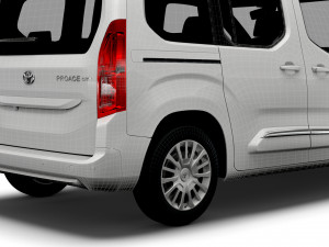 toyota proace city verso 2021 3Dモデル