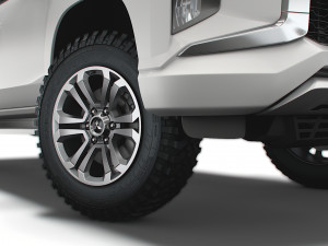 mitsubishi l200 uk-spec barbarian x 2021 3D Model