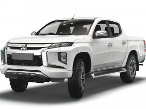 mitsubishi l200 uk-spec barbarian x 2021 3D Model