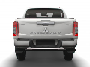 mitsubishi l200 uk-spec barbarian x 2021 3D Model