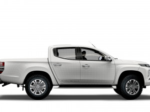 mitsubishi l200 uk-spec barbarian x 2021 3D Model