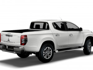 mitsubishi l200 uk-spec barbarian x 2021 3D Model