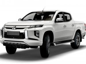 mitsubishi l200 uk-spec barbarian x 2021 3D Model