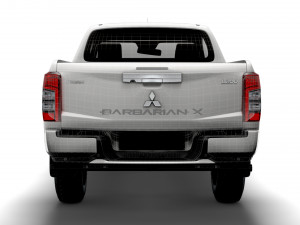 mitsubishi l200 uk-spec barbarian x 2021 3D Model