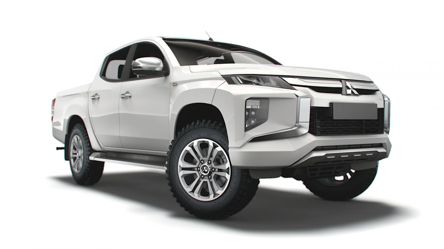 mitsubishi l200 uk-spec trojan 2021 3D Model .c4d .max .obj .3ds .fbx .stl .blend