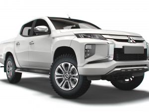 mitsubishi l200 uk-spec trojan 2021 3D Model