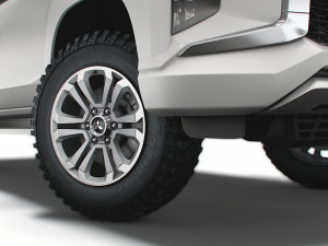mitsubishi l200 uk-spec trojan 2021 3Dモデル