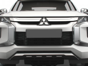 mitsubishi l200 uk-spec trojan 2021 3Dモデル