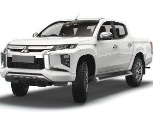mitsubishi l200 uk-spec trojan 2021 3Dモデル