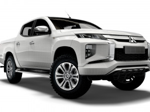 mitsubishi l200 uk-spec trojan 2021 3Dモデル