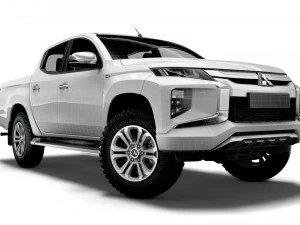 mitsubishi l200 uk-spec trojan 2021 3D Model