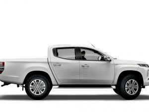 mitsubishi l200 uk-spec trojan 2021 3Dモデル