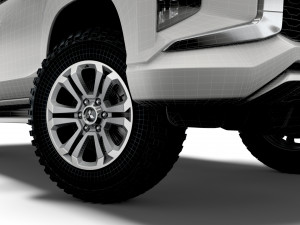 mitsubishi l200 uk-spec trojan 2021 3Dモデル