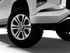 mitsubishi l200 uk-spec trojan 2021 3D Model