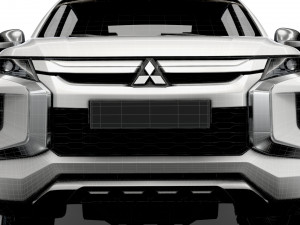 mitsubishi l200 uk-spec trojan 2021 3Dモデル
