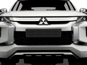 mitsubishi l200 uk-spec trojan 2021 3D Model