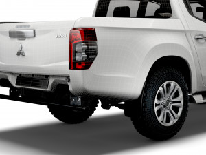 mitsubishi l200 uk-spec trojan 2021 3Dモデル