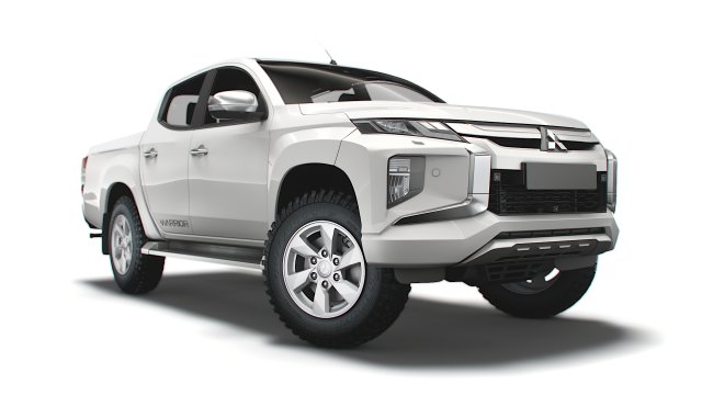 mitsubishi l200 uk-spec warior 2021 Modelo 3D .c4d .max .obj .3ds .fbx .stl .blend 