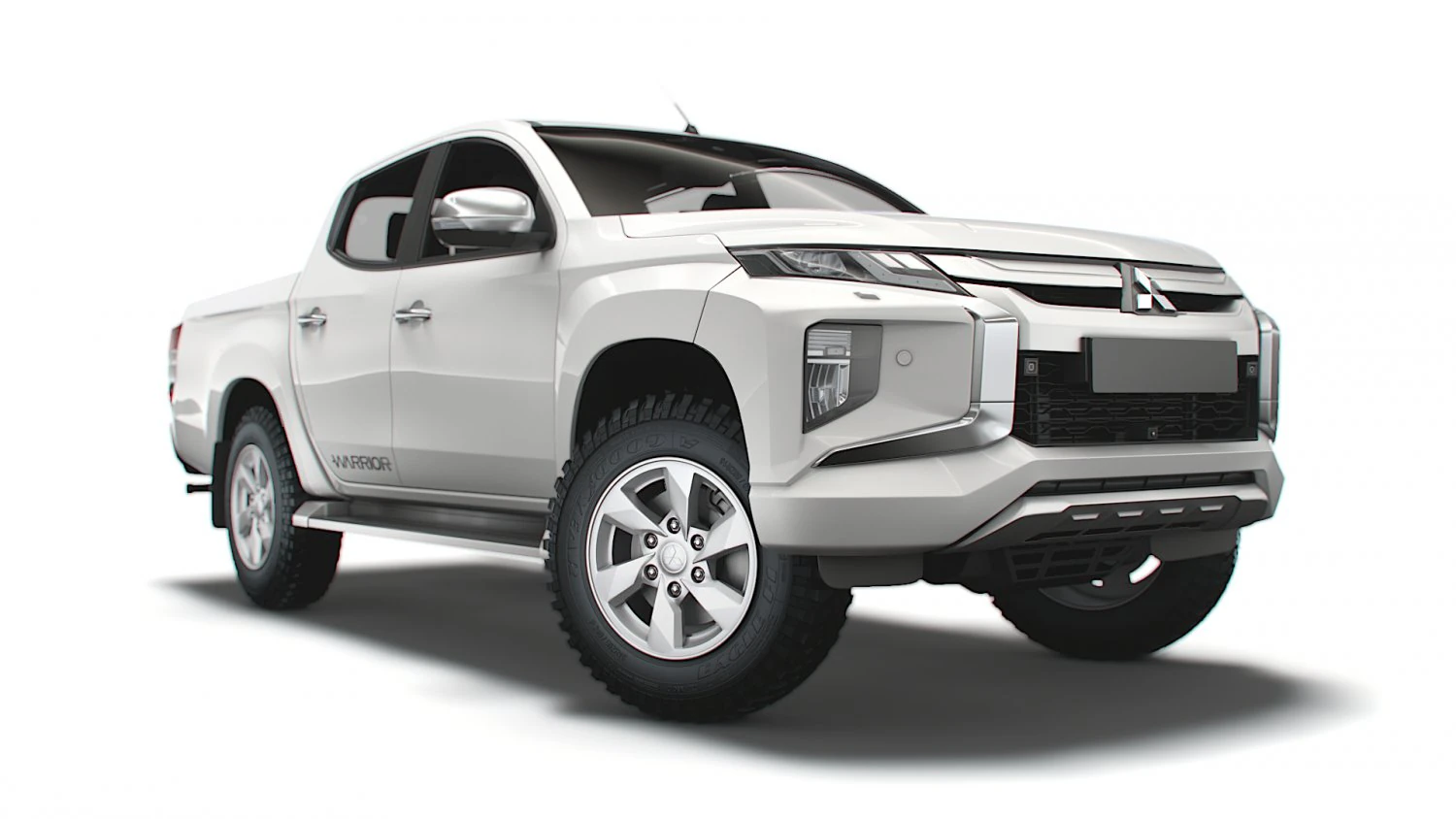 mitsubishi l200 uk-spec warior 2021 3D Model .c4d .max .obj .3ds .fbx .stl .blend